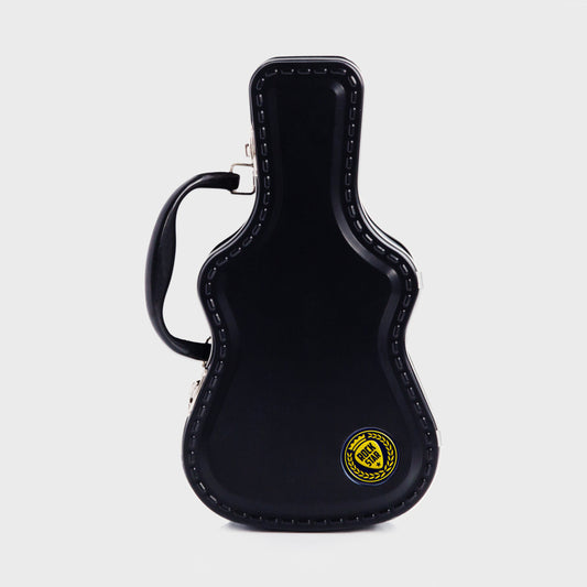Porta pranzo "Rockstar" â?" Lunch box in metallo a forma di custodia per chitarra