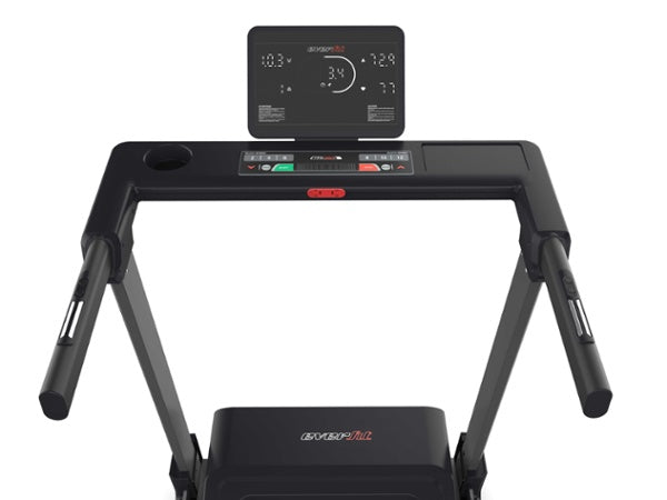 Tapis Roulant TFK 390 con HRC, Compatibile con Zwift e Kinomap, Sistema di Ammortizzazione Soft Tech Cushions