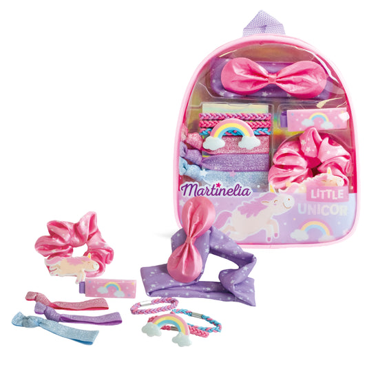 Martinelia borsetta Little Unicorn con accessori per capelli