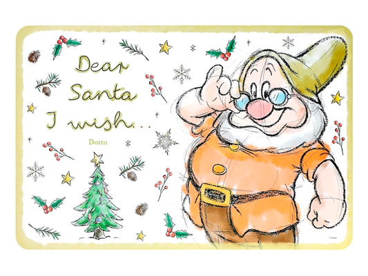 Tovaglietta Natalizia Dotto Nani Xmas 45x30 cm in Polipropilene, Decorazione con Nano Natalizio, Tovaglietta Americana per Colazione e Pranzo Home in rombo