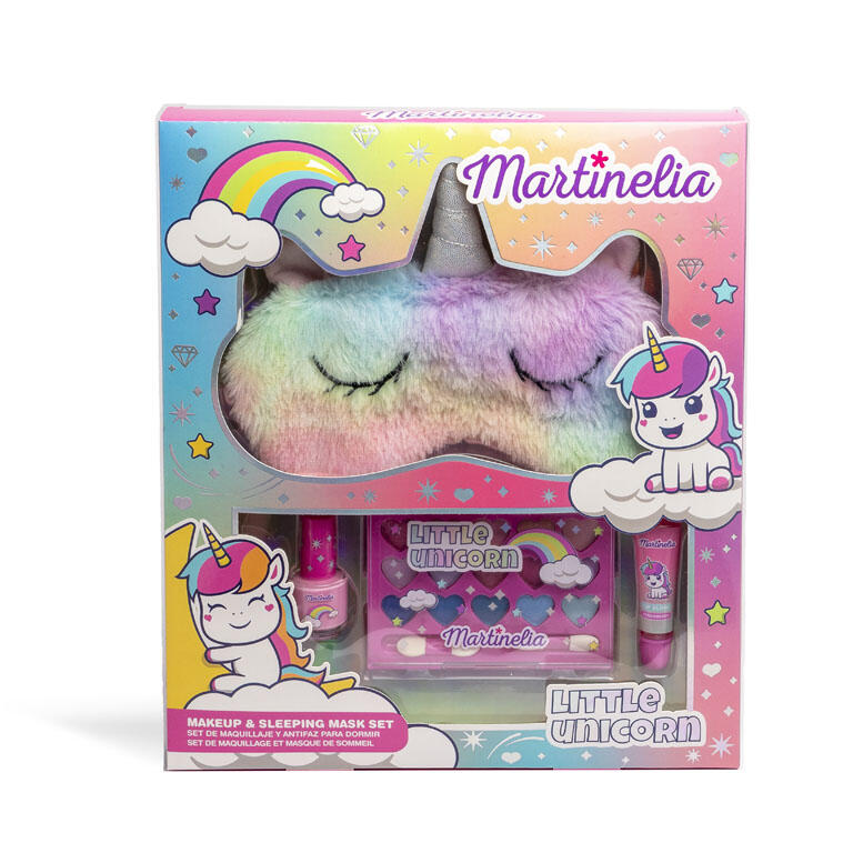 Martinelia set di bellezza Little Unicorn con palette e maschera per dormire