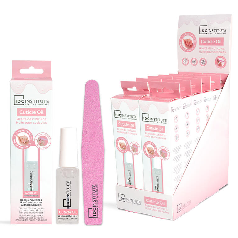 IDC - Nail Fix Olio per cuticole - 6 ml + Buffer per unghie