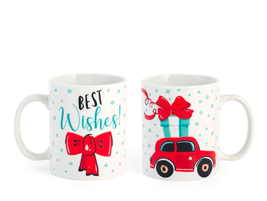 Royal Norfolk Mug Natalizia It's Christmas in Porcellana 320 ml