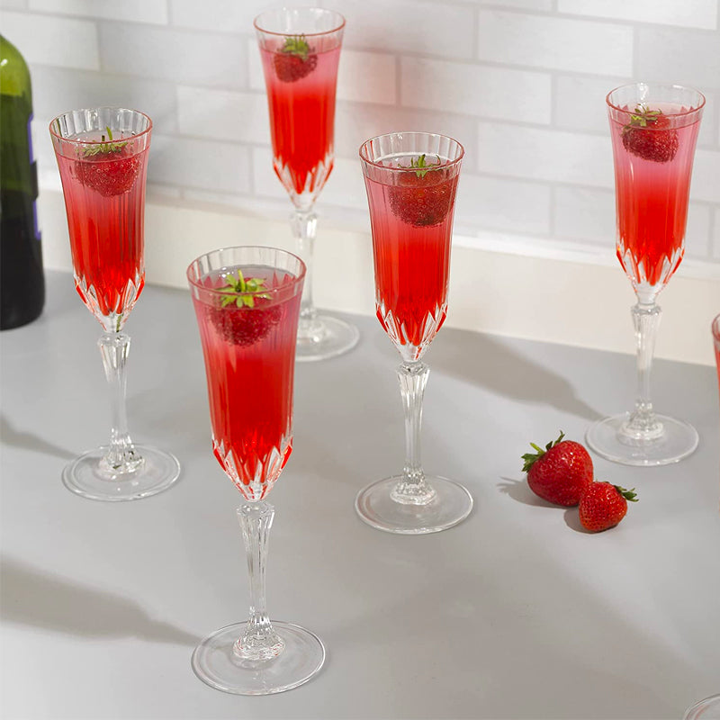RCR Adagio Calice Flute Champagne 18 Cl Set 6 Pz