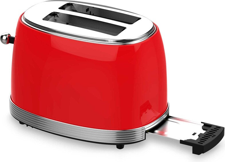Tostapane 2 fette 850W con 6 livelli di tostatura, funzioni scongelamento e riscaldamento, vassoio briciole - Sogo