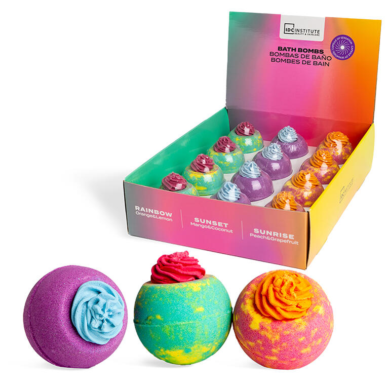 IDC - Bomba da bagno Cocktail Rainbow Orange & Lemon - 100 g