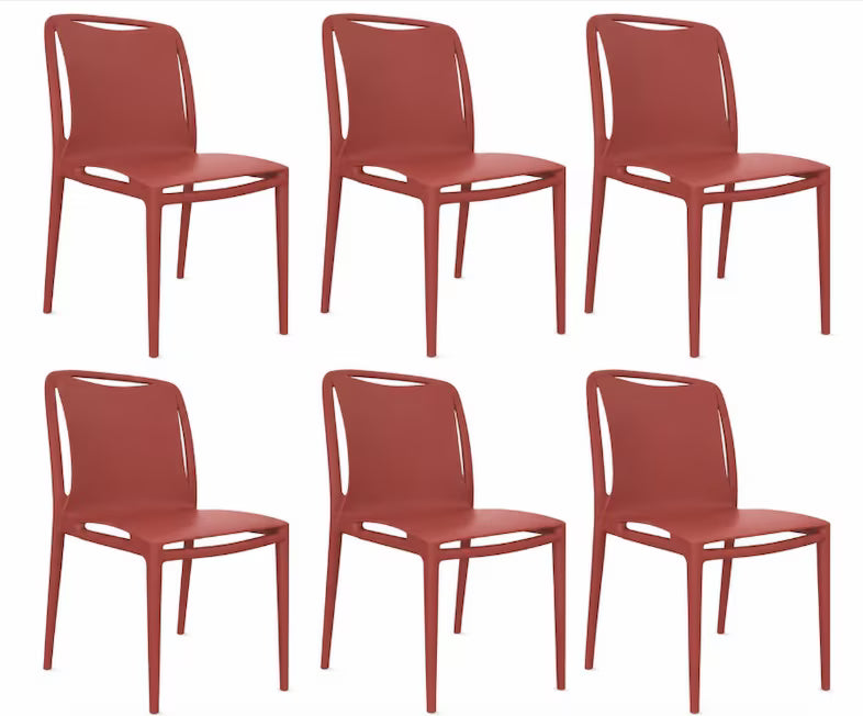 Set 6 Sedie Velair Marsala