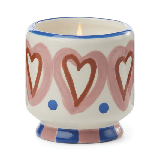 Candela Adopo in ceramica da 226 g (8 oz) - Profumo Rosewood Vanilla Â- Confezionata in scatola