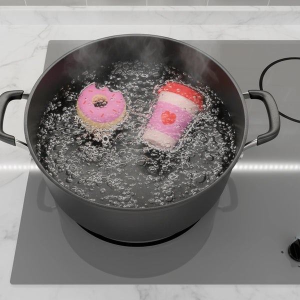 FISURA Set 2 scaldamani a forma di thermos e donut