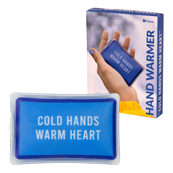 FISURA Scaldamani scritta "Cold hands warm heart"