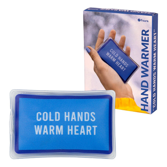 FISURA Scaldamani scritta "Cold hands warm heart"