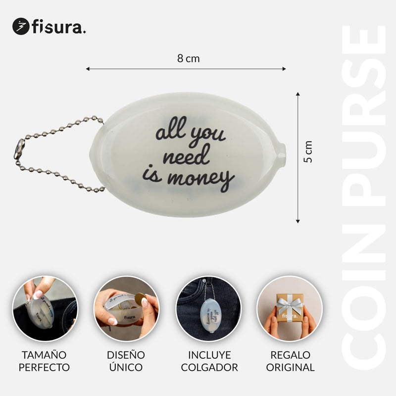 FISURA Porta monete con scritta "Insert coin"