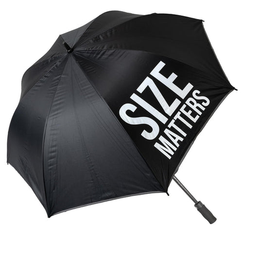 FISURA Ombrello gigante con scritta "Size matters"