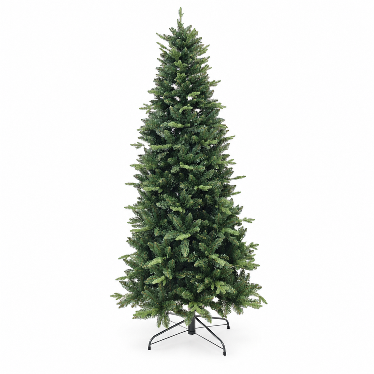 Albero di Natale artificiale Nevada alto 180 cm, 729 punte, PE e PVC