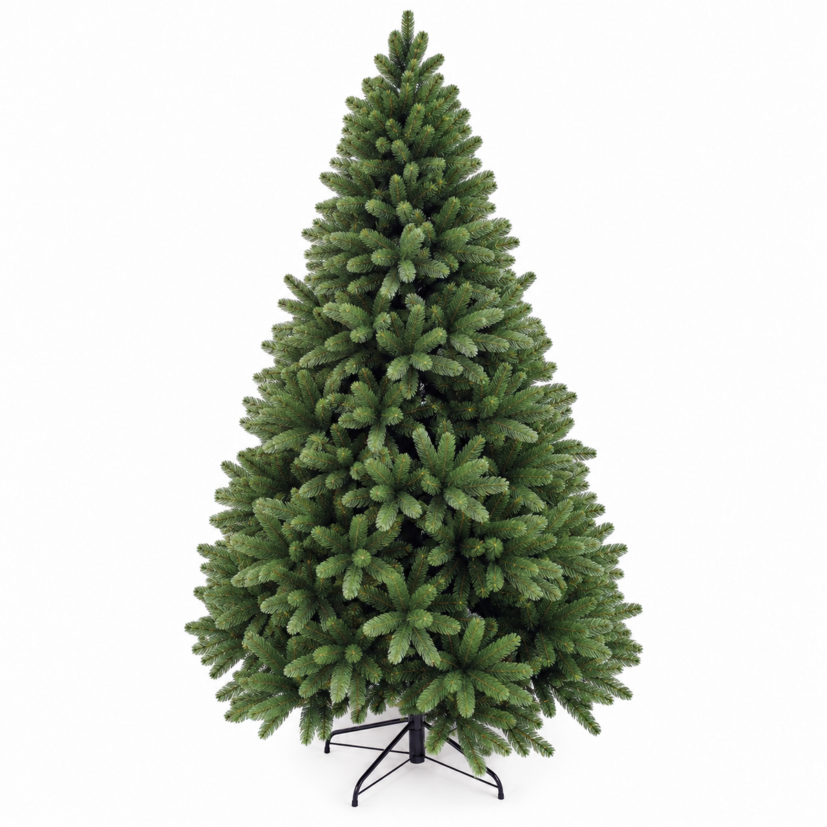Albero di Natale artificiale Wilson alto 180 cm, 926 punte, PE e PVC