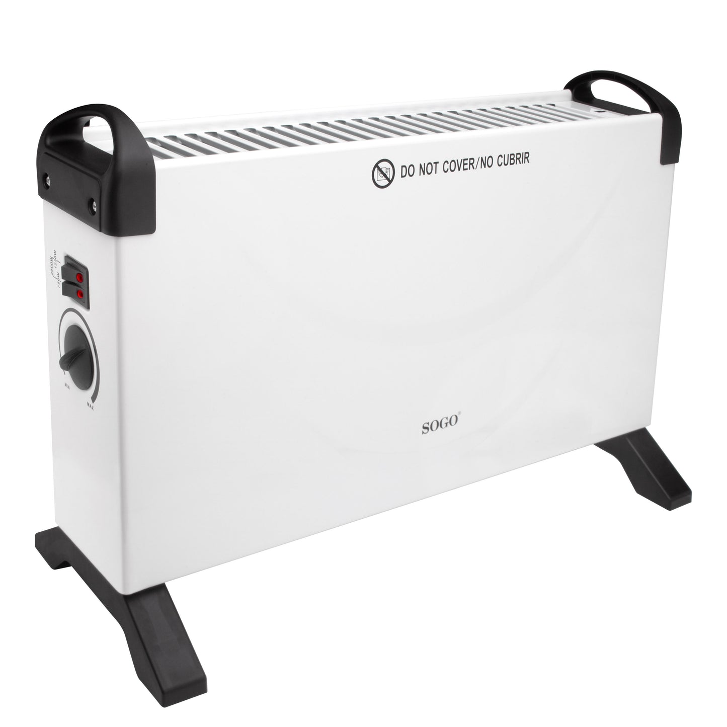 SOGO Riscaldatore a convezione portatile con 3 livelli di riscaldamento - 2000w