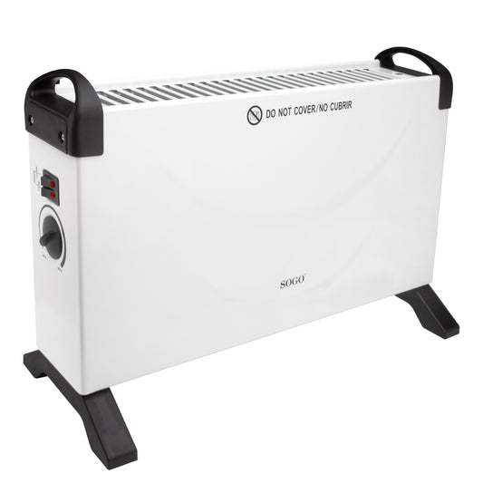 SOGO Riscaldatore a convezione portatile con 3 livelli di riscaldamento - 2000w