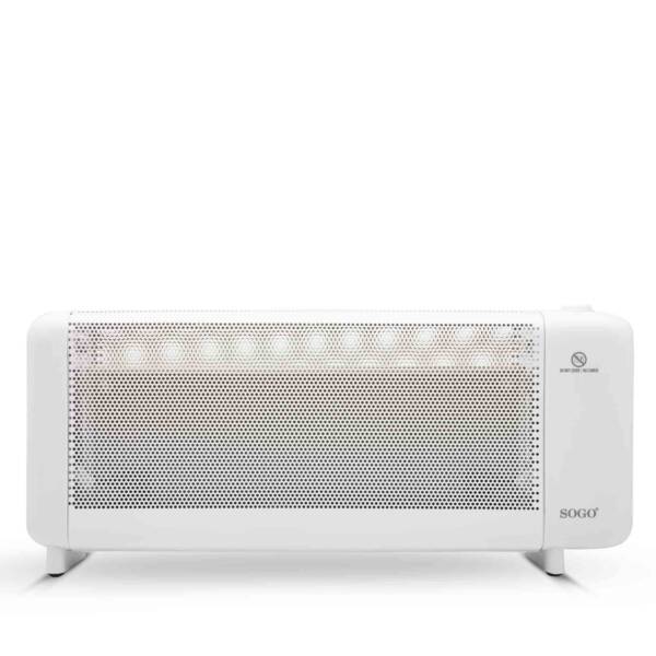 SOGO Radiatore in mica con riscaldamento istantaneo - 750w/1500w