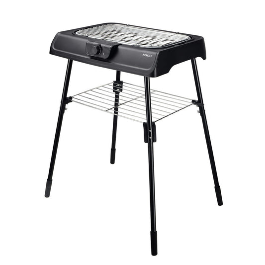 Sogo Barbecue Elettrico 2 in 1 da Tavolo + Supporto