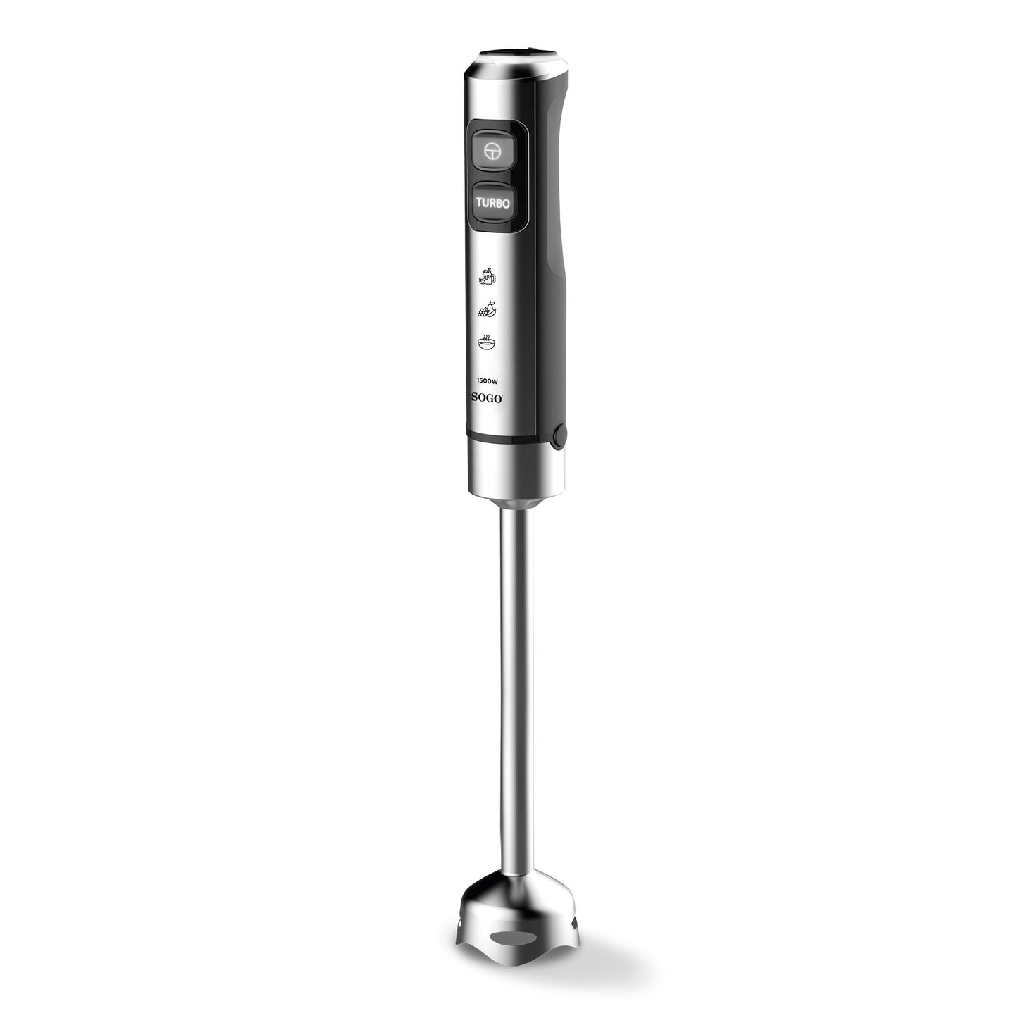 SOGO Frullatore a immersione xl inox/nero