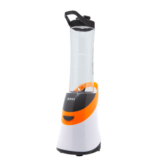 SOGO Frullatore portatile con bottiglia senza bpa - 0,6l - 350w - arancione
