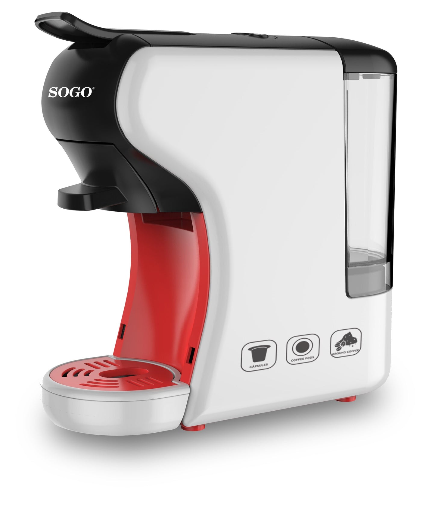 SOGO Macchina da caffè espresso 3-in-1 multi-capsule