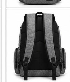 Zaino Multitasche con Ampia Capacità – Zaino Casual per Scuola, Università, Ufficio, Viaggi e Tempo Libero – Disponibile in Verde, Blu, Grigio e Kaki