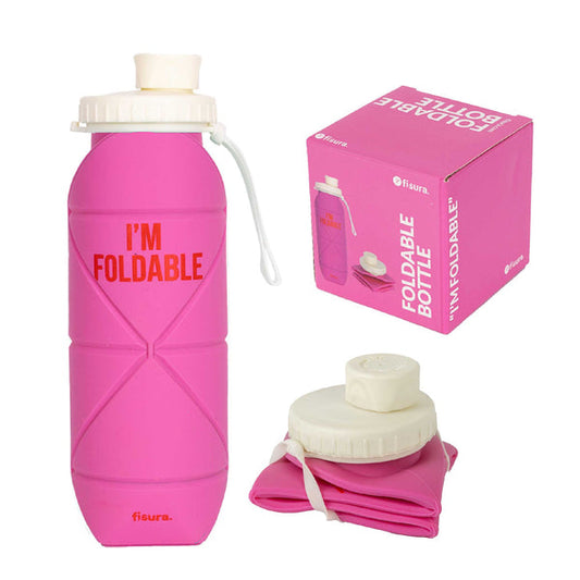 FISURA Bottiglia pieghevole con scritta "I'm foldable"