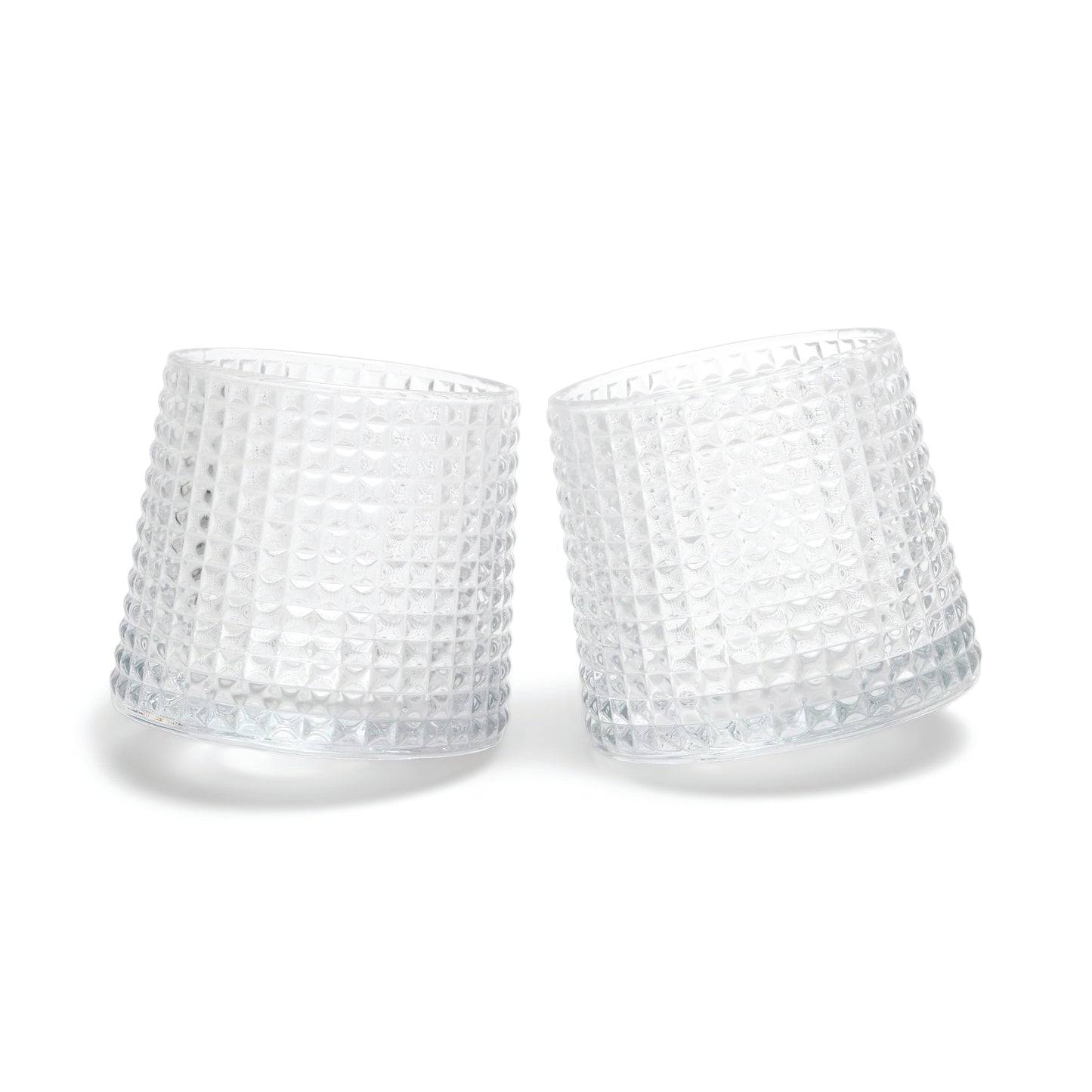 The Lola Revolving Rocks Glass -  set da 2 bicchieri da whisky girevoli