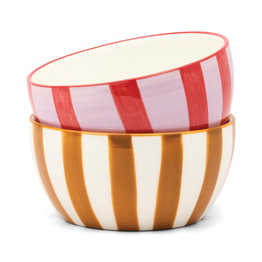 Set da 2 ciotole" Bella" per salse - Ocra & Ruggine