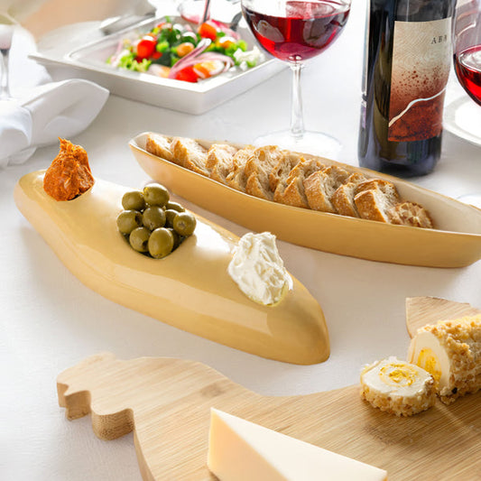 FISURA Antipastiera a forma di pezzo di pane