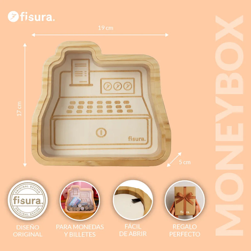 FISURA Box salvadanaio a forma di cassa