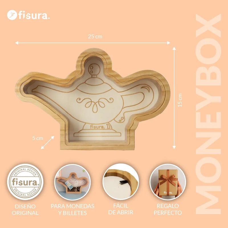 FISURA Box salvadanaio a forma di lampada