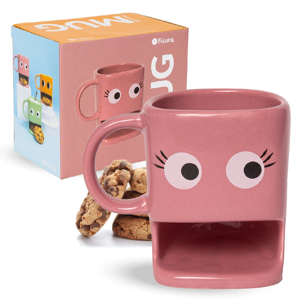 FISURA Tazza portabiscotto con scritta "Bite me"
