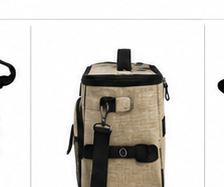 Borsa Frigo Termica ICE BOX con Tracolla Regolabile – Borsa Termica Isolante per Pranzo, Picnic, Mare, Campeggio e Viaggi – Beige, Cammello o Grigio