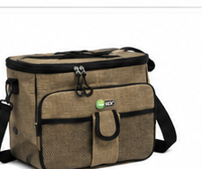Borsa Frigo Termica ICE BOX con Tracolla Regolabile – Borsa Termica Isolante per Pranzo, Picnic, Mare, Campeggio e Viaggi – Beige, Cammello o Grigio