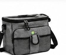 Borsa Frigo Termica ICE BOX con Tracolla Regolabile – Borsa Termica Isolante per Pranzo, Picnic, Mare, Campeggio e Viaggi – Beige, Cammello o Grigio