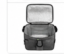 Borsa Frigo Termica ICE BOX con Tracolla Regolabile – Borsa Termica Isolante per Pranzo, Picnic, Mare, Campeggio e Viaggi – Beige, Cammello o Grigio