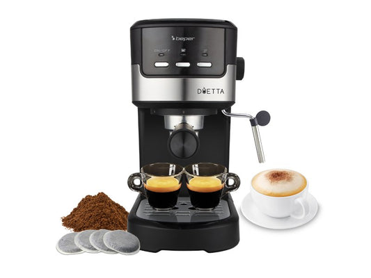 Beper Macchina caffè espresso 2 in 1 DUETTA