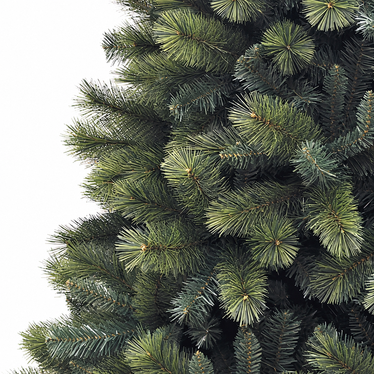 Albero di Natale artificiale La Plata alto 180 cm, 1024 rami, PP e PVC