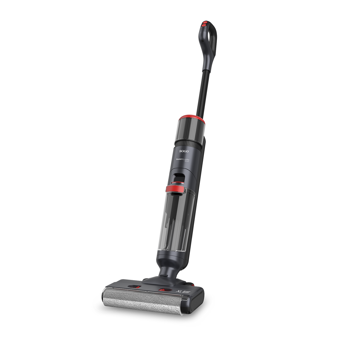 Smartclean Duo Aspirapolvere Lavapavimenti Senza Fili Wet & Dry 180W, Aspira e Lava, 4 Modalità di Pulizia, Autonomia fino a 50 Minuti, Display LED, Sensore Sporco e Autopulizia