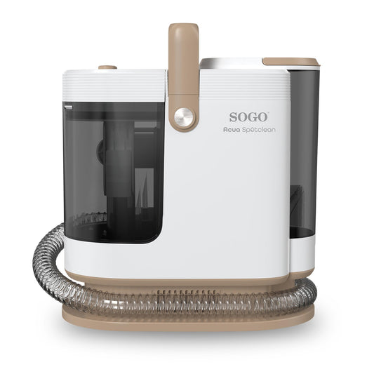 Sogo Aspirapolvere Lavatrice per Tappezzeria 500W, Pulitore per Divani, Tappeti e Tessuti, Aspirazione 15 kPa, Doppio Serbatoio 1,6L/1,2L, Accessori Inclusi
