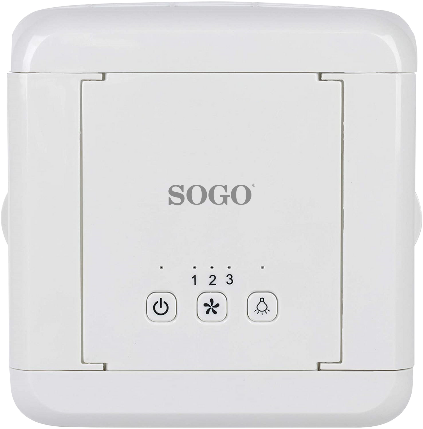 Mini Climatizzatore Portatile SOGO 2 in 1 USB con Raffrescamento ad Acqua, Luce LED e 3 Velocità