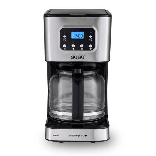 SOGO Macchina da caffè programmabile 1,5l - 12 tazze