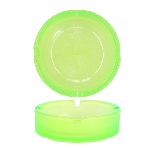 Posacenere in Vetro Neon con Assortimento verde chiaro fluo