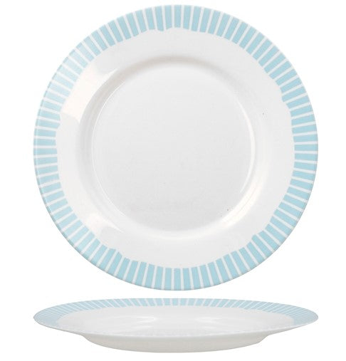 Servizio Tavola 18 Pezzi in Vetro Romantic Blue