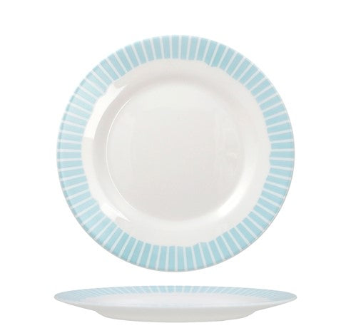 Servizio Tavola 18 Pezzi in Vetro Romantic Blue