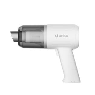Unico VC1554 Aspirapolvere Portatile Senza Fili 2 in 1 per Auto, Aspirazione e Soffiaggio, Batteria 2400 mAh, Bianco
