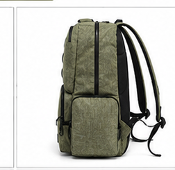 Zaino Multitasche con Ampia Capacità – Zaino Casual per Scuola, Università, Ufficio, Viaggi e Tempo Libero – Disponibile in Verde, Blu, Grigio e Kaki