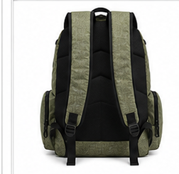 Zaino Multitasche con Ampia Capacità – Zaino Casual per Scuola, Università, Ufficio, Viaggi e Tempo Libero – Disponibile in Verde, Blu, Grigio e Kaki